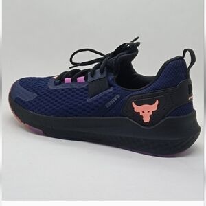 Under Armour Men Navy Blue and Black with  Pink Detail Sneakers